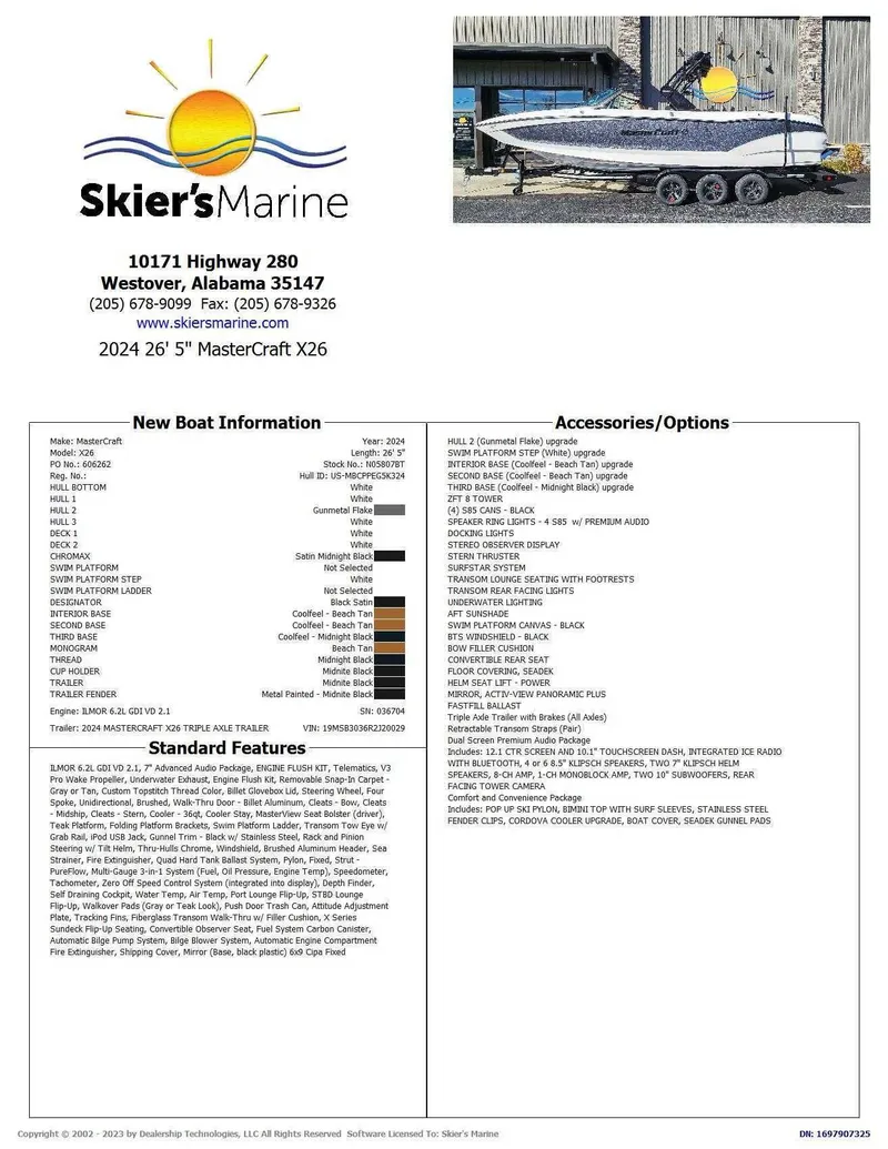 Slide: The Image of MasterCraft X26 2024 - 2