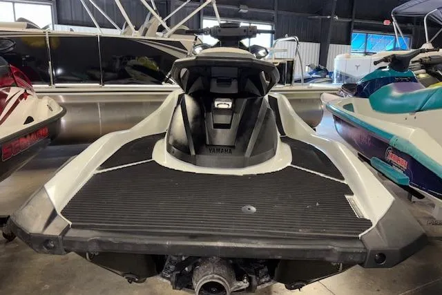 Slide: The Image of 2021 Yamaha WaveRunner VX-C Jetski in showroom, rear view. - 8