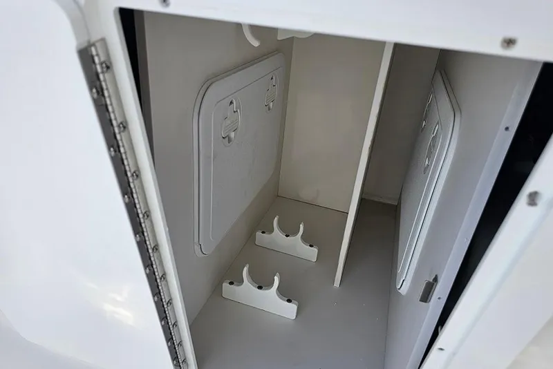 Slide: The Image of Storage compartment of 2026 Sea Pro 240 Dual Console Sport boat. - 29