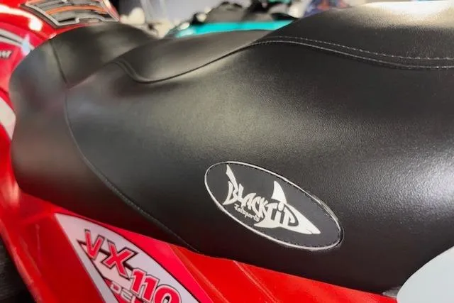 Slide: The Image of 2005 Yamaha WaveRunner VX 110 Deluxe with custom BlackTip seat cover. - 11