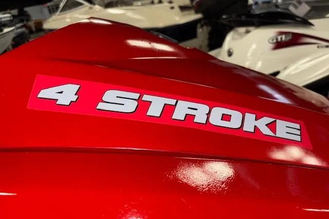 Slide: The Image of Red 2005 Yamaha WaveRunner VX 110 Deluxe with "4 Stroke" label. - 13