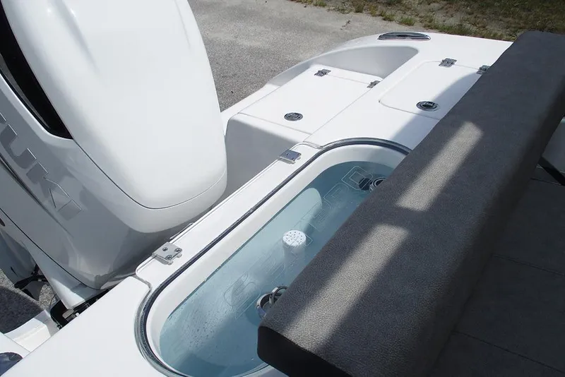 Slide: The Image of 2026 Sea Pro 240 Dual Console Deluxe boat with Suzuki engine and livewell. - 36