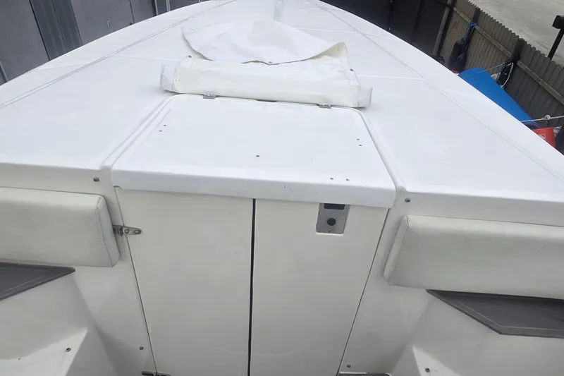 Slide: The Image of Interior of 2016 Extreme Boats 38 Cuddy Cabin with modern amenities. - 37