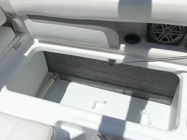 Slide: The Image of Storage compartment in 2021 Four Winns HD3 boat. - 37