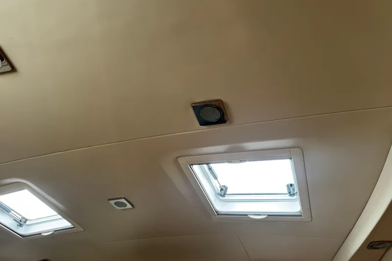 Slide: The Image of Ceiling view of 2011 Formula 37 Performance Cruiser with skylights and lighting fixtures. - 20