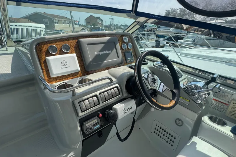 Slide: The Image of Helm of 2011 Formula 37 Performance Cruiser with Raymarine navigation system. - 59