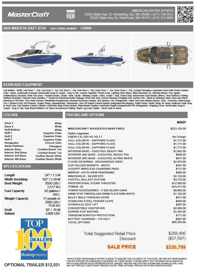 Slide: The Image of MasterCraft XT24 2026 - 12