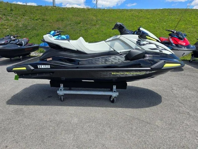 Slide: The Image of 2026 Yamaha Waverunner VX Cruiser HO with Audio on pavement. - 18