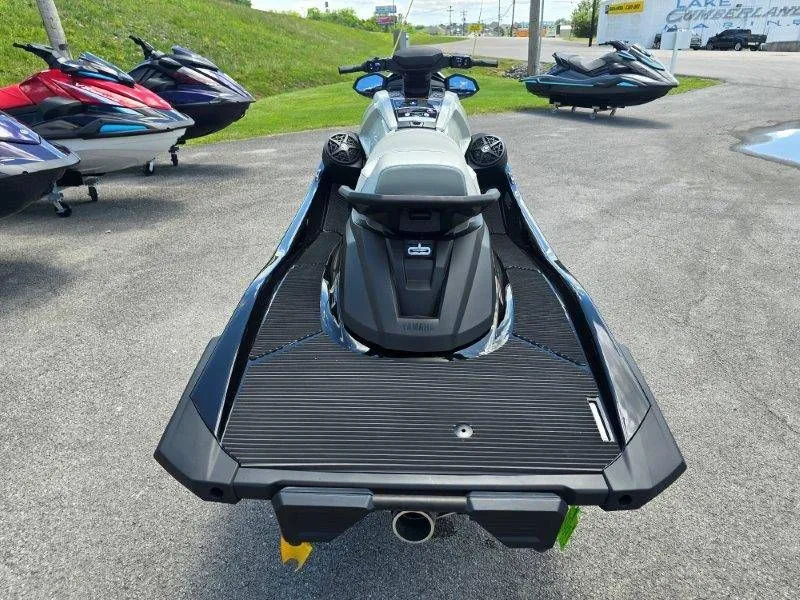 Slide: The Image of 2026 Yamaha Waverunner VX Cruiser HO with Audio on parking lot. - 30