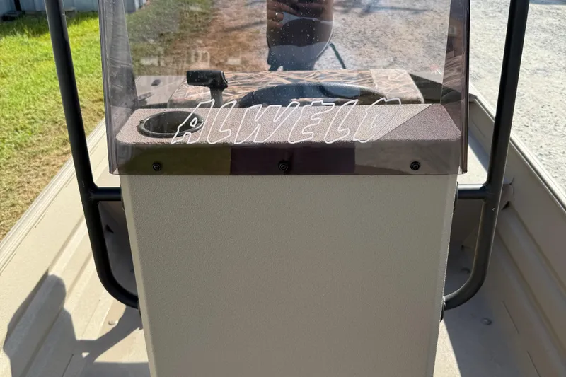 Slide: The Image of 2025 Alweld 1756 V MARSH C.C. boat console with windshield and cup holder. - 15