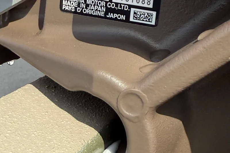 Slide: The Image of Close-up of 2025 Alweld 1756 V MARSH C.C. boat component with manufacturing label. - 18