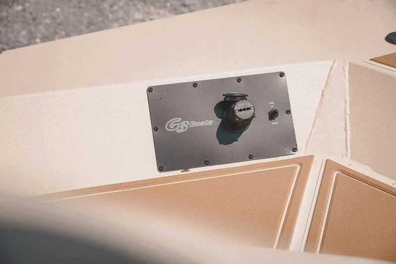 Slide: The Image of Control panel on 2025 G3 Bay 19 GX boat deck. - 19