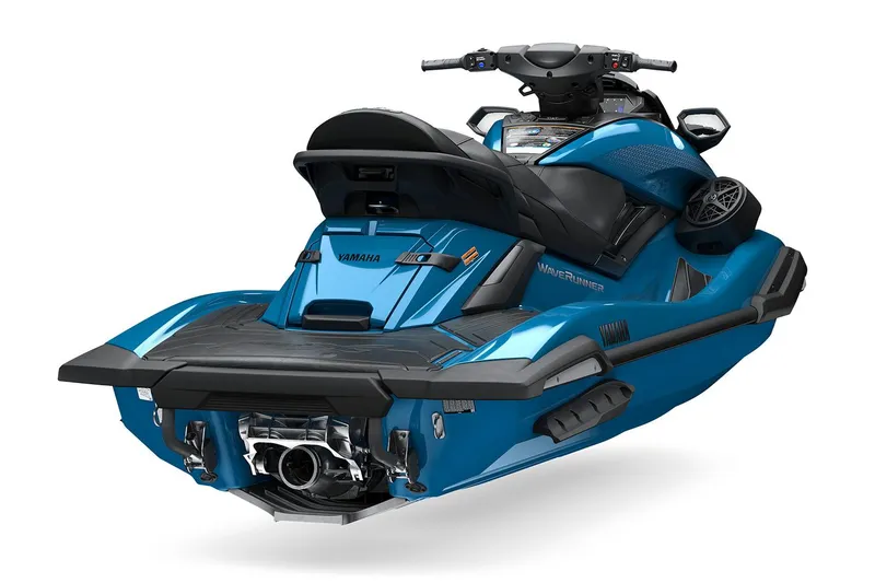 Slide: The Image of Manufacturer Provided Image: 2026 Yamaha WaveRunner FX Cruiser SVHO in sleek blue design, rear view. - 1