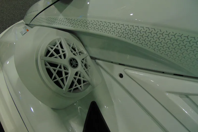 Slide: The Image of 2026 Yamaha WaveRunner FX Cruiser SVHO speaker detail, showcasing sleek design and advanced features. - 6