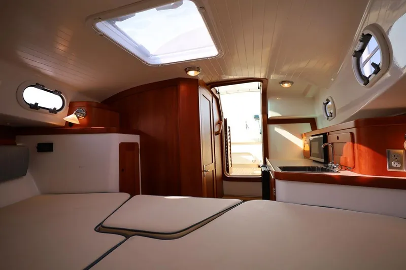 Slide: The Image of Oversized Double Berth, Looking Aft - 20
