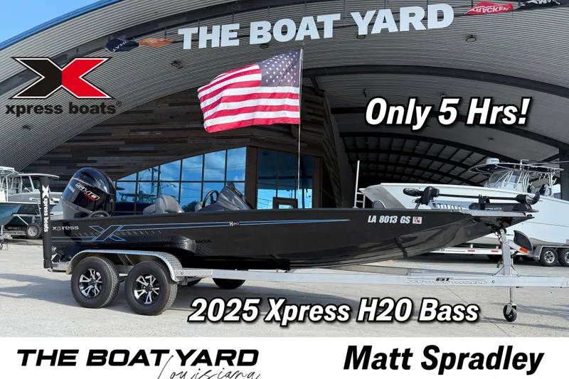 The Image of 2025 Xpress H20 Bass boat at The Boat Yard, only 5 hours used. - 0