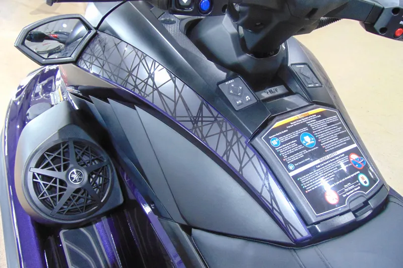 Slide: The Image of 2026 Yamaha WaveRunner GP HO dashboard with controls and safety instructions. - 9