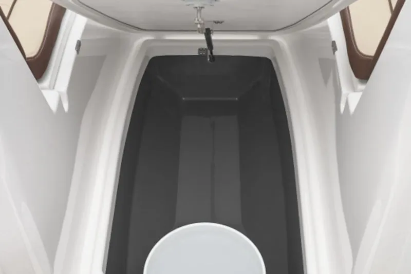 Slide: The Image of Interior storage compartment of 2026 Yamaha Boats 222 FSH Sport E. - 56