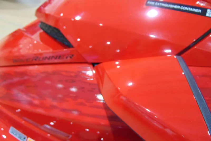 Slide: The Image of 2026 Yamaha WaveRunner GP SVHO, vibrant red exterior detail. - 11