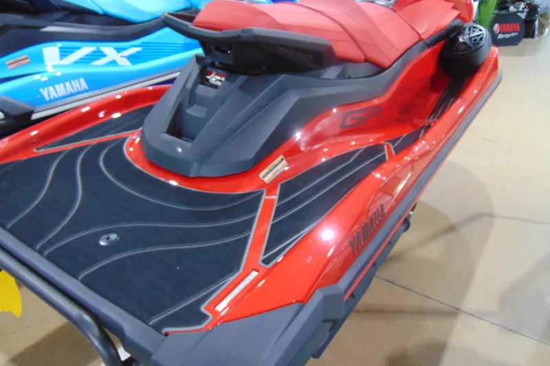 Slide: The Image of 2026 Yamaha WaveRunner GP SVHO in red, showcasing sleek design and advanced features. - 5