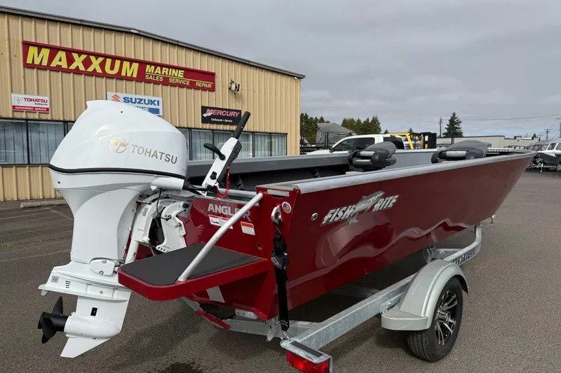 The Image of 2026 Fish Rite Angler 18 boat with Tohatsu engine at Maxxum Marine dealership. - 0