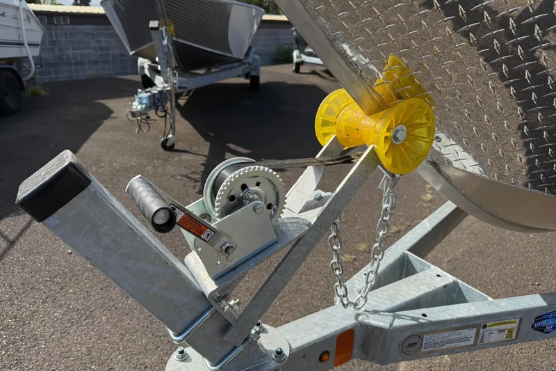 Slide: The Image of Trailer hitch and winch system for 2026 Fish Rite Angler 18 boat. - 24