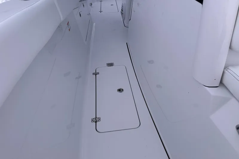 Slide: The Image of 2026 Sportsman Heritage 321 Center Console interior deck view. - 40