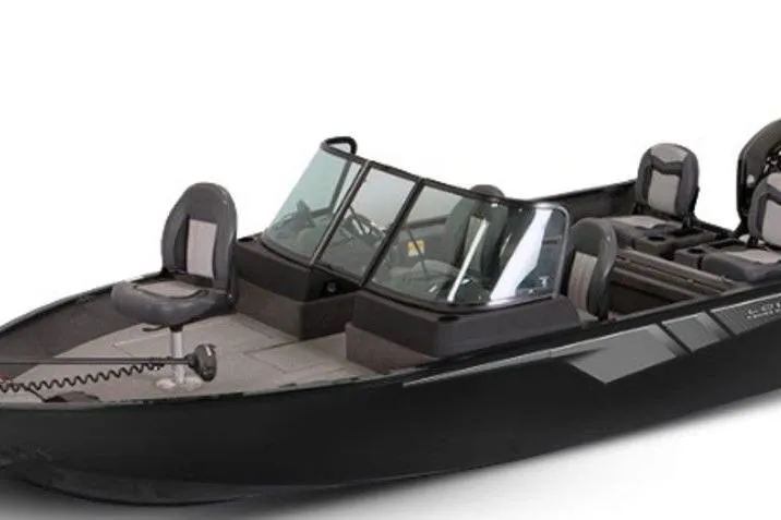 Slide: The Image of 2026 Lowe Fishing Machine 175 boat, sleek design, dual consoles, comfortable seating. - 55