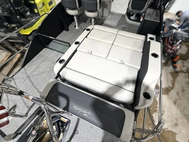 Slide: The Image of Interior of 2026 Barletta Cabrio 24UE 3T with luxurious seating. - 16