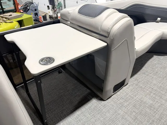 Slide: The Image of Interior of 2026 Barletta Cabrio 24UE 3T with table and seating area. - 39