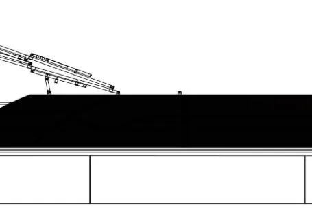 Slide: The Image of 2026 Bentley Pontoons 243 Swingback Tri-toon side view, featuring sleek design elements. - 34