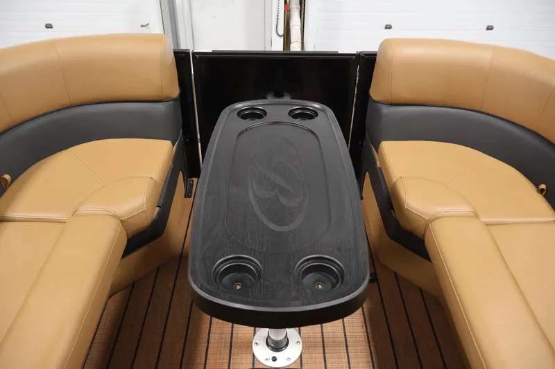 Slide: The Image of Control panel of 2026 Bentley Pontoons Elite 253 with labeled switches for various functions. - 16