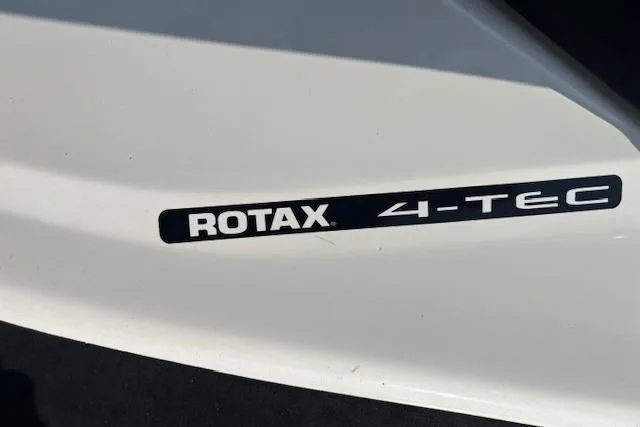 Slide: The Image of Close-up of 2010 Sea-Doo GTX 155 featuring Rotax 4-TEC engine label. - 13