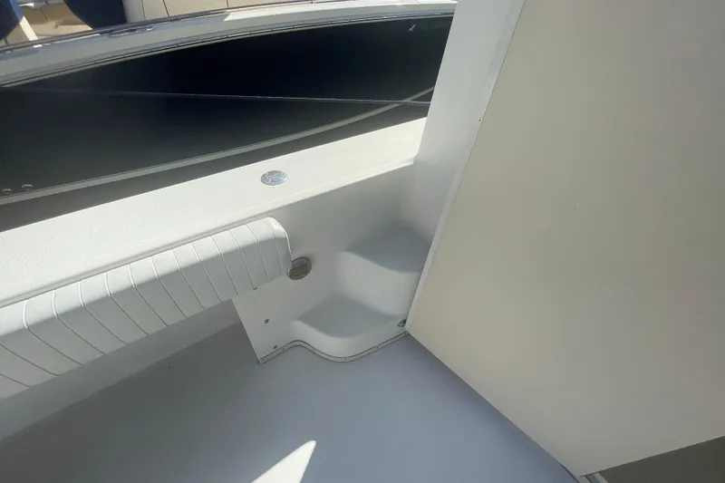 Slide: The Image of 2007 Parker 2820 XLD Sport Cabin interior with seating and storage area. - 37