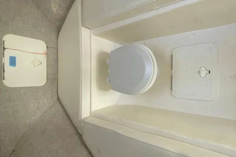 Slide: The Image of 2007 Parker 2820 XLD Sport Cabin interior with storage compartments and seating. - 71