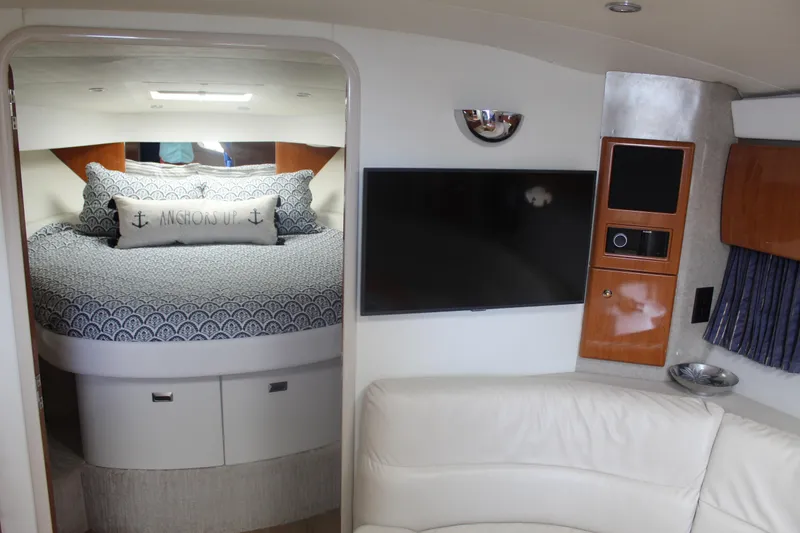 Slide: The Image of Interior of 2004 Formula 40 Performance Cruiser with cozy bed and modern amenities. - 30