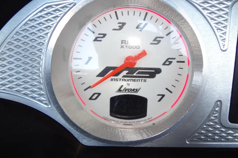 Slide: The Image of Tachometer of 2017 MB SPORTS F22 Tomcat, featuring Livorsi Instruments design. - 13