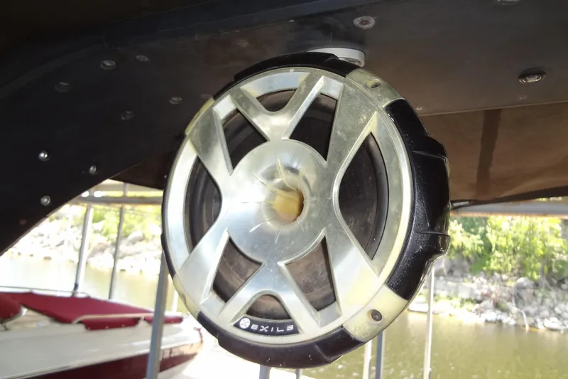 Slide: The Image of Close-up of Exile speaker on 2017 MB SPORTS F22 Tomcat boat. - 26