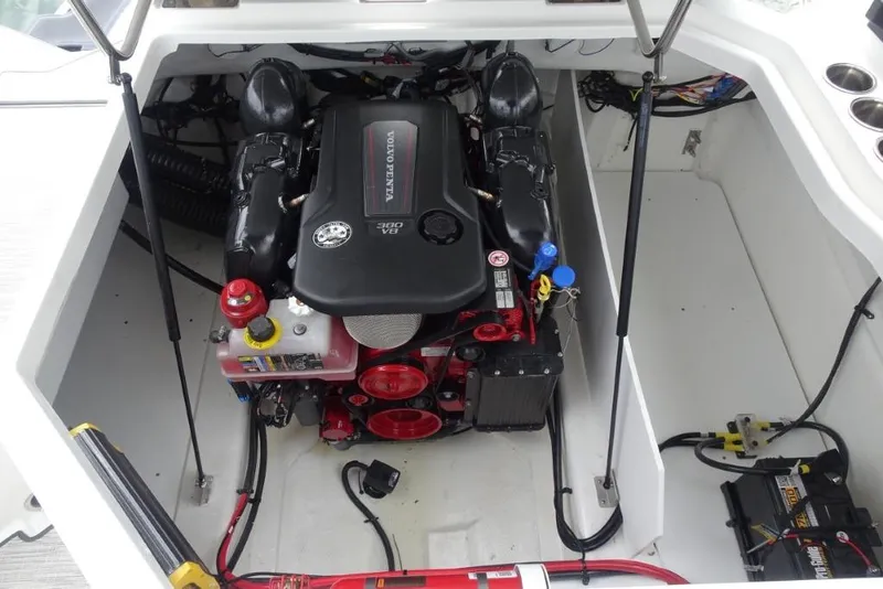 Slide: The Image of Engine compartment of 2026 Cobalt R6 boat with Volvo Penta V8 engine. - 20
