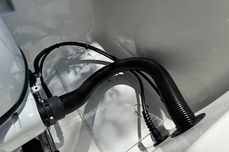 Slide: The Image of 2022 Sea Pro 219 Center Console boat wiring and tubing detail. - 16