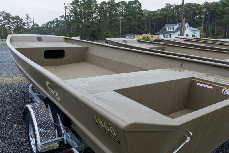 Slide: The Image of Yamaha 60 outboard motor on 2026 G3 Gator Tough 1860 VBW boat. - 3