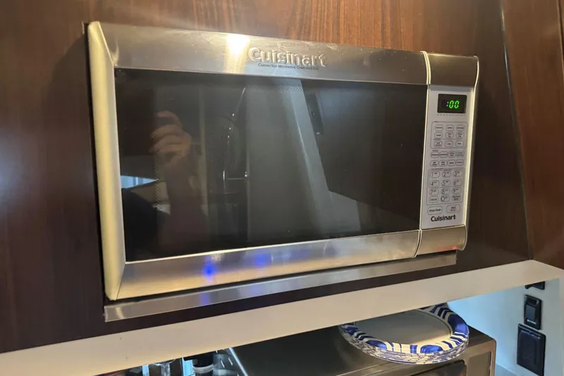 Slide: The Image of Cuisinart convection microwave in 2016 Regal 46 Sport Coupe kitchen. - 33