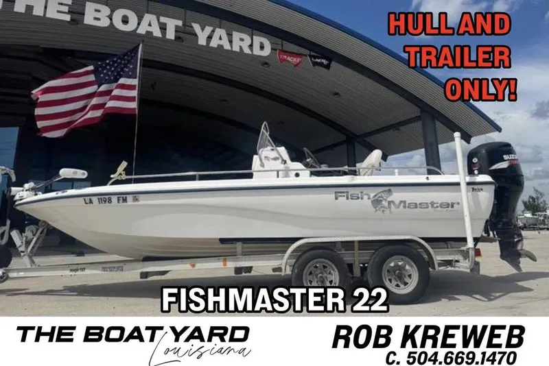 The Image of 2005 Fishmaster 22 CC boat on trailer at The Boat Yard, Louisiana. Hull and trailer only. - 0