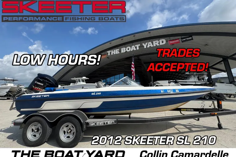 The Image of 2012 Skeeter SL210 fishing boat with low hours, trades accepted at The Boat Yard. - 1