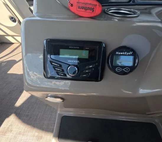 Slide: The Image of Sun Tracker Party Barge 18 DLX 2022 - 18