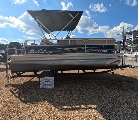 Slide: The Image of Sun Tracker Party Barge 18 DLX 2022 - 5