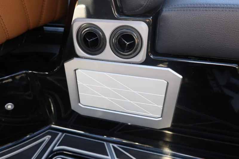 Slide: The Image of 2024 Tigé Ultré 25ZX interior detail with sleek design and modern controls. - 48