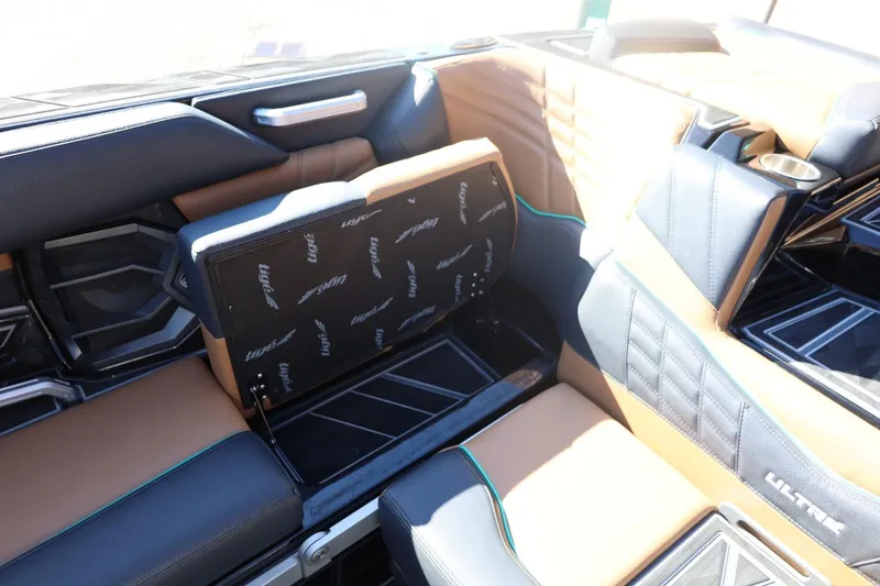 Slide: The Image of 2024 Tigé Ultré 25ZX interior with luxurious seating and modern design. - 50