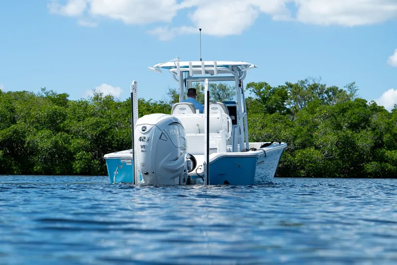 Slide: The Image of Sportsman Masters 267OE Bay Boat 2021 - 2