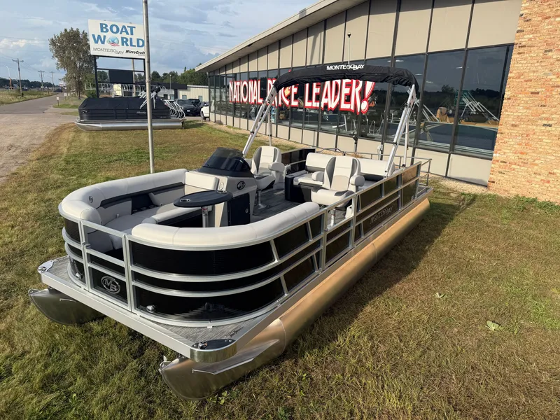 Slide: The Image of Montego Bay 8522 Swingback Deluxe Pontoon & Honda 4-Stroke EFI 2026 - 2